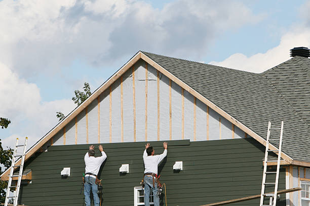 Professional Emergency Siding Repair technician working in Sunbury, PA